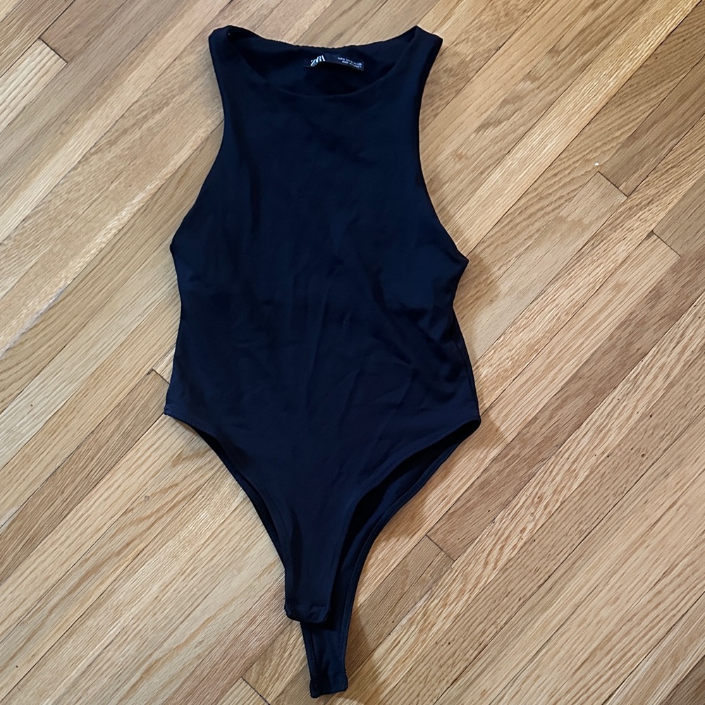 Zara Classic Black Bodysuit